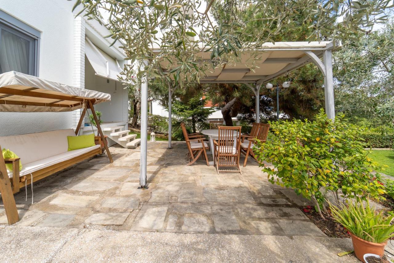 Villa Elia Kavala - Mediterranean Holiday Villa PalaiónTsiflíkion Eksteriør bilde