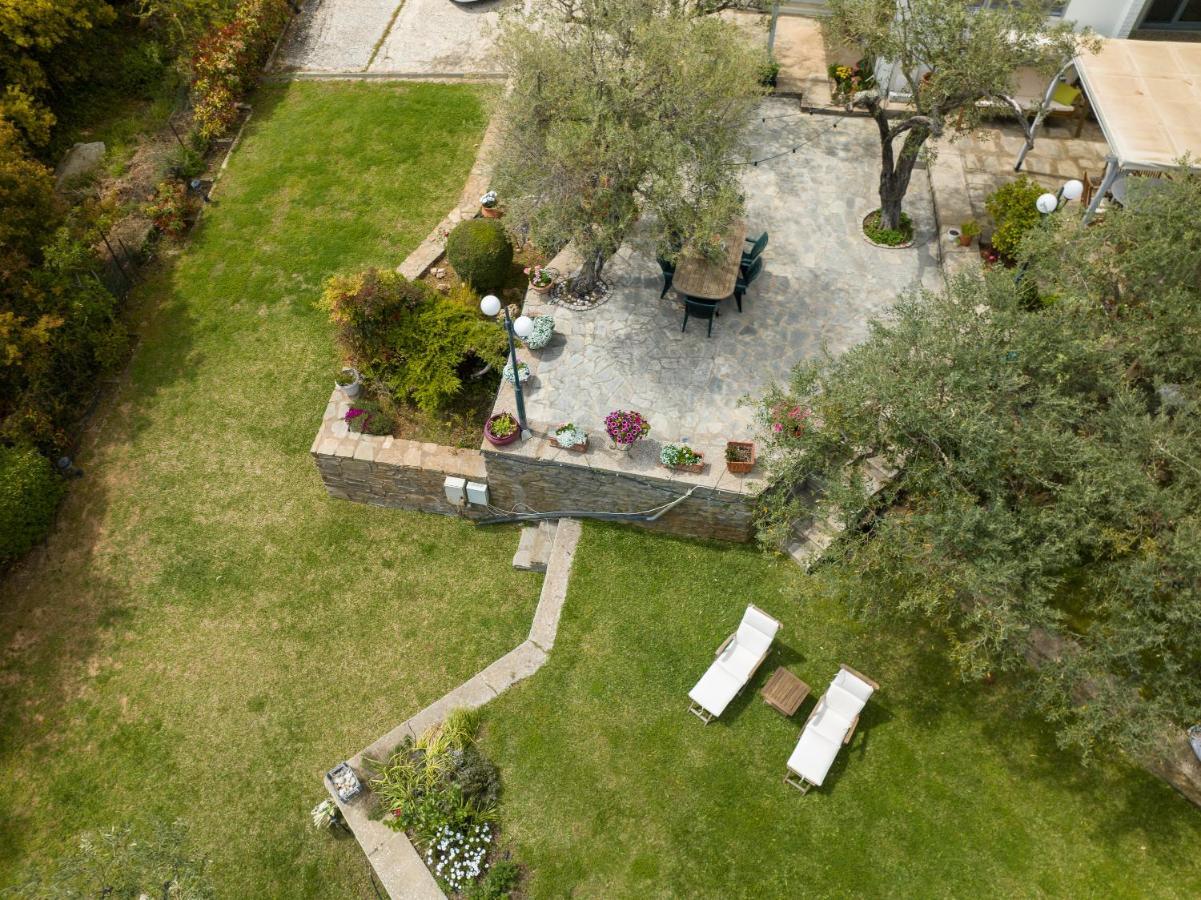 Villa Elia Kavala - Mediterranean Holiday Villa PalaiónTsiflíkion Eksteriør bilde